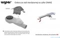 Wiper New Premium Ponente Odpływ liniowy z kołnierzem 90 cm mat 100.1972.03.090