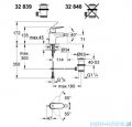 Grohe Eurosmart Cosmopolitan jednouchwytowa bateria bidetowa DN 15 32839000