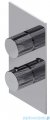 Omnires Contour bateria termostatyczna podtynkowa chrom CT8036CR