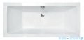 Besco Vera wanna czarna 170x75cm wolnostojąca z przelewem #WKV-170-WO-CZ