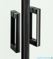 New Trendy New Renoma Black kabina prostokątna 80x90x195cm przejrzyste lewa detale