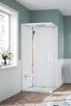 Novellini Glax 1 2.0 kabina z sauna parową 100x70 lewa biała G21A197SM5-1UU