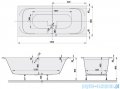 Sanplast Basic Line WPdo/BASIC wanna prostokątna 180x80 cm 610-450-0280-01-000