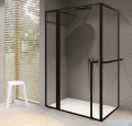 Riho Lucid GD203 kabina prysznicowa z wieszakiem 120x100cm czarna G005021121
