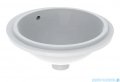 Geberit VariForm Umywalka okrągła z przelewem 42x40,5cm szkliwiony spód KeraTect 500.745.00.2
