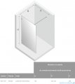 New Trendy Avexa kabina Walk-In 160x200 cm przejrzyste EXK-1947