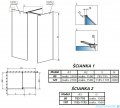Radaway Modo New Black III kabina Walk-in 120x80x200 szkło przejrzyste 389124-54-01/389084-54-01/389000-54