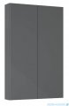 Roca Extra Kolumna łazienkowa niska z 2 drzwiami slim 80x50x12 SZARY ANTRACYT A857960153