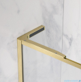 Radaway Modo F SL Brushed Gold II kabina Walk-in 60x201,6cm lewa Złoto Szczotkowane szkło przejrzyste 10419064-99-01L
