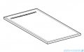 Geberit Sestra brodzik 90x70cm biały 550.202.00.2