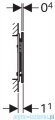Geberit Sigma70 przycisk uruchamiający przedni stal nierdzewna 115.625.FW.1