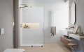 Radaway Furo SL Brushed Copper kabina Walk-in 90x200cm lewa szczotkowana miedź 10306488-93-01L/10110444-01-01