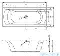 Riho Lima wanna prostokątna160x70cm z hydromasażem Flow prawa B050004005