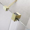 Radaway Furo Brushed Gold PND II parawan nawannowy 130cm prawy szczotkowane złoto 10109688-99-01R/10112644-01-01