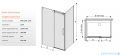 Sanplast kabina KND2/ALTII narożna prostokątna  80x120-130x210 cm grafit 600-121-0821-42-491