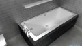 Riho Lugo wanna prostokąta 170x75cm z hydromasażem FLOW lewa B132011005
