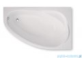 Polimat Marea wanna asymetryczna 160x100 prawa + obudowa + syfon 00532/00533/19975
