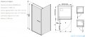 Sanplast Prestige III KNDJ/PRIII kabina kwadratowa 80x80x198 cm czarny matowy 600-073-0020-59-401