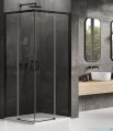 New Trendy Prime Black kabina kwadratowa 100x100x200 cm przejrzyste D-0316A/D-0317A