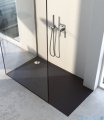 Schedpol Schedline  Libra Black Stone brodzik prostokątny 120x80x3cm 3SP.L1P-80120/C/ST