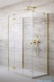 Radaway Essenza Gold Kdj+S kabina 70x100x70cm lewa złoty połysk szkło przejrzyste 1384048-01-01/1385022-09-01L/1384048-01-01