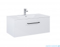 Elita Futuris szafka z umywalką 90x37x45cm biały połysk 166933/145845