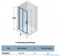 Novellini Kali AH kabina kwadratowa 95x95 profile chrom KALIAH91L-1B/KALIAH91L-1B