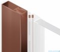 New Trendy Eventa Copper Shine profil poszerzający do drzwi wnękowych 10 mm miedź połysk PP-0033
