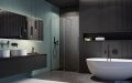 Radaway Furo Brushed GunMetal DWJ drzwi prysznicowe 90cm lewe szczotkowany grafit 10107472-92-01L/10110430-01-01