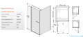 Sanplast kabina narożna prostokątna KNDJ/PRIII-90x80 90x80x198 cm przejrzyste 600-073-0140-38-401