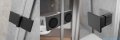Radaway Essenza 8 Black Kdj kabina 120x120cm prawa czarny mat/szkło przejrzyste 10480812-01-01R/10470337-54-01R/10113120-01-01
