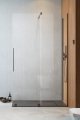 Radaway Furo Brushed GunMetal kabina Walk-in 90x200cm prawa szczotkowany grafit 10106488-92-01R/10110444-01-01