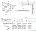 Tece Rynna odpływowa Tecedrainline-kątowa 120x120cm 6.112.00