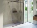 Riho Lucid GD400 kabina prysznicowa Walk In 100x200cm czarna G005026121