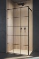 Radaway Modo X Black II Factory kabina Walk-in 110x200 szkło 10mm 389314-54-55