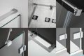 Radaway Euphoria KDJ P Kabina przyścienna 100x75x100 prawa szkło przejrzyste 383612-01R/383240-01R/383032-01/383058-01