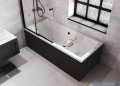 Besco Quadro obudowa wanny CZARNY mat 190x90cm #OAQ-190-PKC