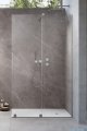 Radaway Furo SL Brushed Nickel kabina Walk-in 110x200cm prawa szczotkowany nikiel 10306588-91-01R/10110544-01-01