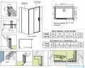Radaway Idea Kds kabina prysznicowa 140x120 prawa przejrzyste 10115140-01-01R/10117120-01-01