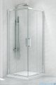 New Trendy New Praktic Kabina prysznicowa kwadratowa z drzwiami przesuwnymi 100x100x195 przejrzyste