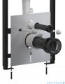 Omnires Flush Set Strongframe stelaż podtynkowy do WC z ECO spłukiwaniem przycisk spłukujący czarny mat STFWCECO1M-RBLM