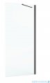 Roca Capital ścianka boczna CZARNY MAT 70cm szkło przejrzyste AM4407016M