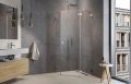 Radaway Essenza Ptj Brushed Nickel kabina pięciokątna 100x90cm prawa szczotkowany nikiel 1385010-91-01R/1385057-01-01
