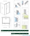Radaway Nes 8 Black Kds I kabina 100x90cm prawa czarny mat/szkło przejrzyste 10073100-54-01R/10073110-54-01/10089090-01-01