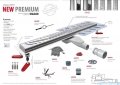 Wiper New Premium Revers Odpływ liniowy z kołnierzem 80 cm mat syfon snake 500.0251.03.080