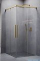 Radaway Idea 8 QL Kdd Brushed Gold kabina 80x100cm szczotkowane złoto 10590080-99-01L/10590100-99-01R