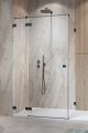 Radaway Essenza Pro  Brushed GunMetal Kdj kabina 100x110cm lewa szczotkowany grafit 10097100-92-01L/10098110-01-01