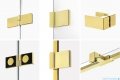 New Trendy Avexa Gold Shine drzwi wnękowe 140x200 cm przejrzyste lewe EXK-1642