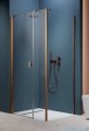 Radaway Nes Kds I Brushed Copper kabina 100x70cm lewa szczotkowana miedź 10023100-93-01L/10043070-93-01