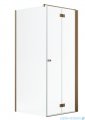 Radaway Nes Kdj B Brushed Copper kabina 100x100cm prawa szczotkowana miedź 10025100-93-01R/10039100-01-01